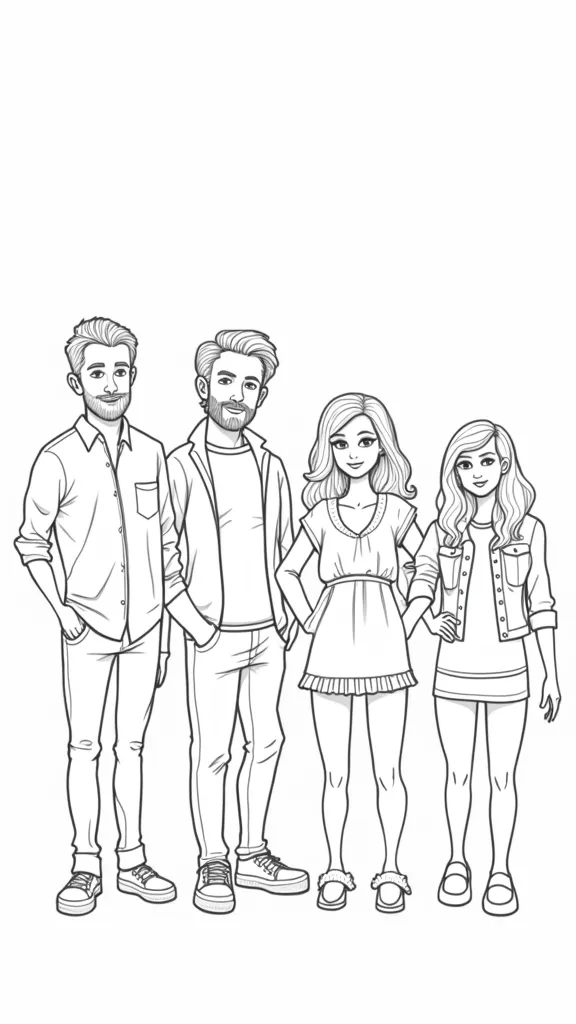 fuller house coloring pages